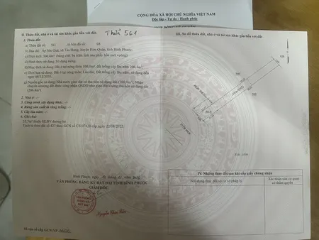 ĐẤT SÁT KHU CÔNG NGHIỆP – GIÁ 460 TRIỆU – CÓ SỔ RIÊNG