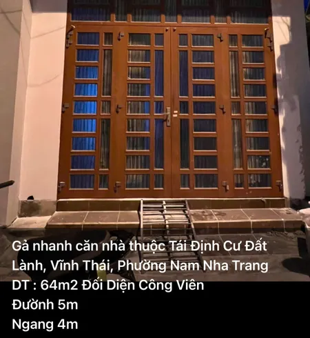 Cơ Hội An Cư, Định Cư Tại Nha Trang. Nhà Tái Định Cư, Đất Lành, Vĩnh Thái