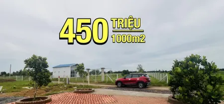 1000m2 (450tr) đất homestay, mặt đường lớn