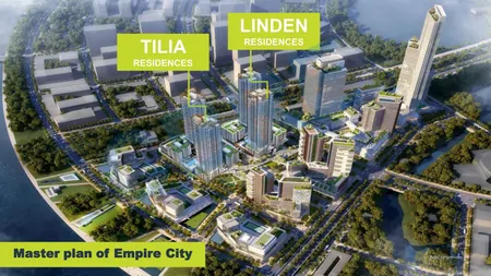 Cho thuê rẻ CHCC 2PN Empire City 90m2 full nội thất Quận 2 TP.HCM
