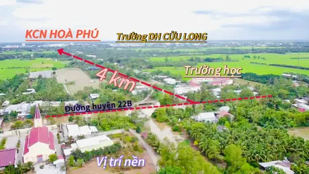 Bán đất 183m² ngang 5m giá 385 triệu Xã Phú Quới