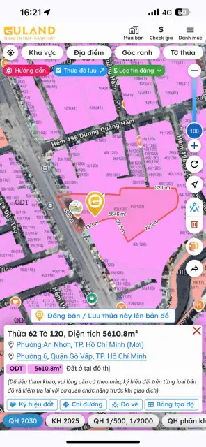 bán mặt tiền dương quảng hàm phường 6 gò vấp hồ chí mimh