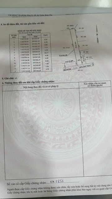 Đất 317/4 bình thành bình tân