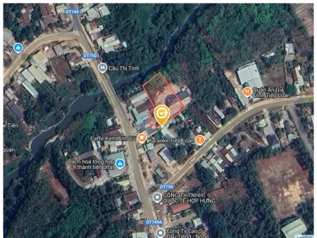 Bán đất 250m² ngang 5m giá 280 triệu Xã Long Hòa