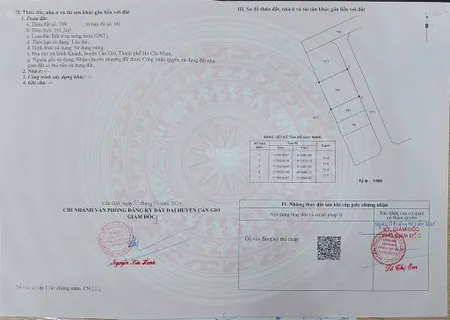 Đất thổ cư bình khánh giá rẻ đầu tư, mt 12.4m rất thích hợp xây nhà vườn