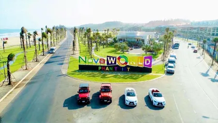 Bán đất 350m mặt tiền lạc long quân xã tiến thành,ngay bãi tắm novaworld