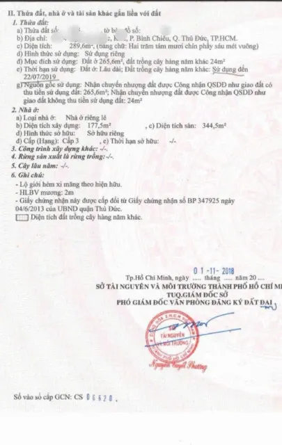 Bán nhà 289m² ngang 11m giá 18.3 tỷ Phường Bình Chiều .Nhà đẹp mới..