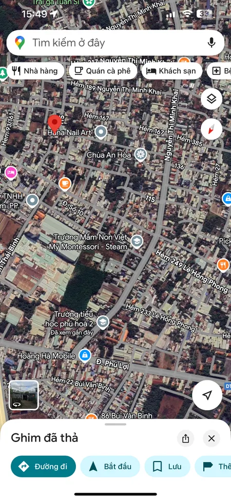 Đất Phú Hoà (phường Phú Lợi-TP.HCM) đường oto nhánh hẻm 147 Nguyễn Thị Minh Khai ngang 8,65m giá êm xây 2 căn nhà đẹp,vị trí trung tâm,dân kín