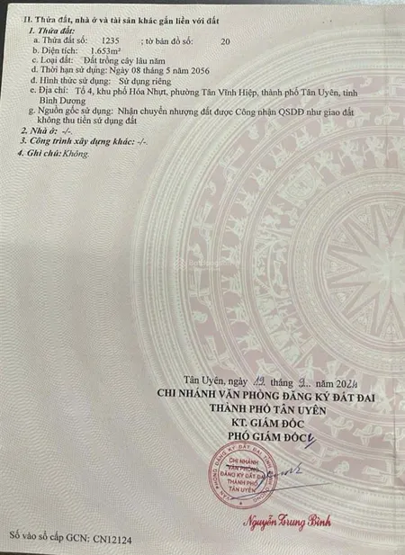Chính chủ bán lô đất mặt tiền rộng 9m, vị trí đắc địa, sổ đỏ, thích hợp cho việc đầu tư kinh doanh