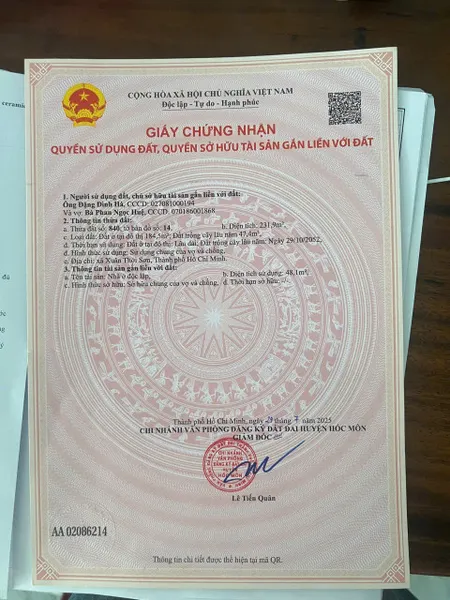 Đất mt xts 28d hóc môn