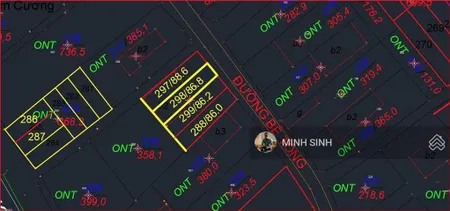 Chính chủ bán đất trục kinh doanh nam cương hiền ninh sóc sơn dt 86,8m2 full thổ cư