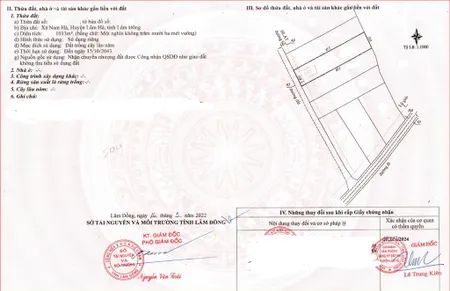 Cần bán mảnh vườn siêu hot hit nam hà lâm đồng 1.013m²