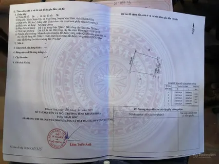 Bán đất thổ cư thôn xuân tây đối diện kcn dốc đá trắng