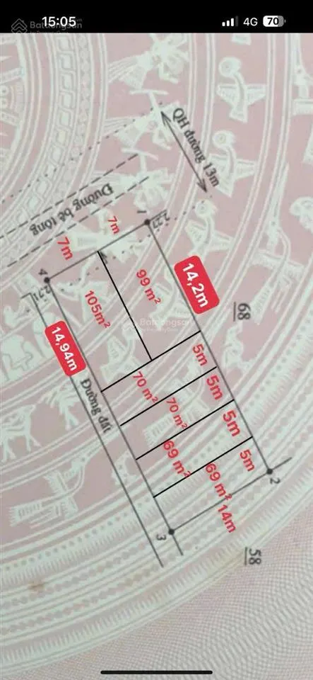 Bán gấp đất nền 481,1m2 tại xã vạn thắng, vạn ninh, khánh hòa, giá 3,5 tỷ