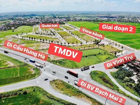 Bán nhanh lô góc mặt mương kđt Phúc Thành- Lý Nhân