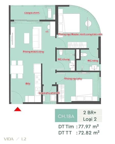 2n+1 góc kính cong đông nam view toàn cảnh hồ tạo sóng đẹp nhất ocp2 73m2 thông thủy.0936 047 ***