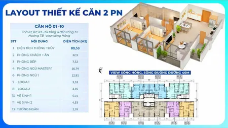 Bán cắt lỗ gấp căn hộ chung cư khai sơn city 90m2, giá 6.5 tỷ. 0985 575 ***