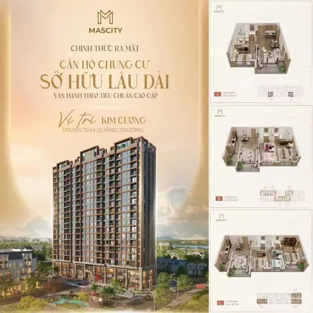 Bán chung cư mascity bắc giang giá chỉ từ 930tr căn hộ sang trọng, giá cực tốt