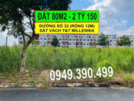 Bán đất 80m², khu Saigon Village, giá 2.15 tỷ, GẦN công viên