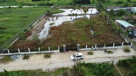 Bán gấp lô đất mặt tiền đường bê tông xe ô tô – xã Trung An, Củ Chi – DT 4.379m², giá 2,85 triệu/m².