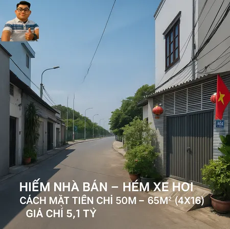 🔥 LINH TÂY, THỦ ĐỨC HIẾM NHÀ BÁN – HẺM XE HƠI 65M² . GIÁ CHỈ 5.1 TỶ 🔥