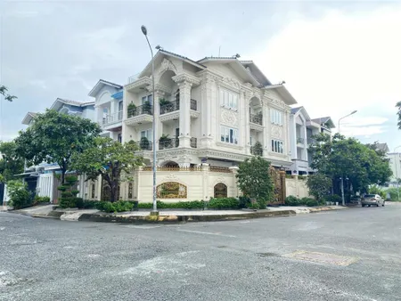Bán biệt thự 312m2, 2mt khu đặng thùy trâm, view công viên 16x20m, 3 tầng, gara ô tô 30 tỷ