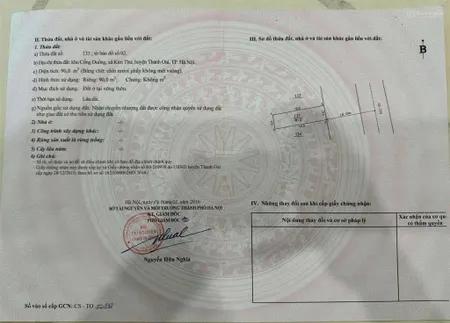 Bán đất sẵn nhà 2tầng mặt đường ql21b