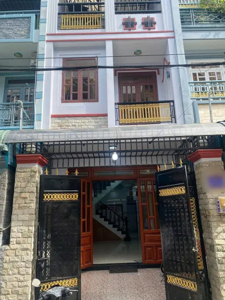 Nhà hẻm đường số 8, Bình Hưng Hòa B, Bình Tân dt 73,5m2 2 lầu 3pn 4wc giá 5,2 tỷ