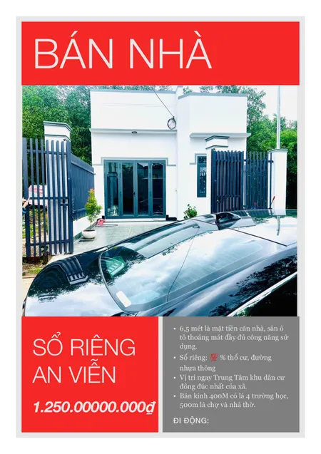 Bán nhà mới gần UB xã An Viễn mới, giá tốt