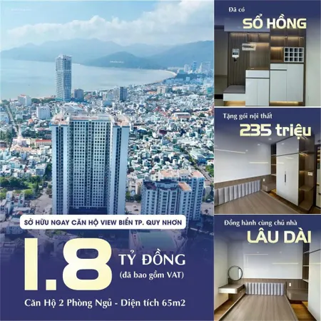 Siêu chiết khấu 21% cho căn hộ phú tài residences quy nhơn. giá chỉ từ 1.4 tỷ / căn