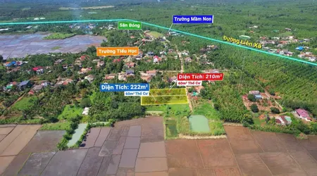 Bán đất 224m² giá 269 triệu Xã Ea Ktur
