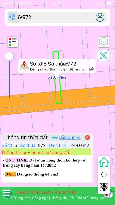 Rẻ quá nè 248m2 An Viễn, đường liên thông. Gần ủy ban, trường, chợ, KCN