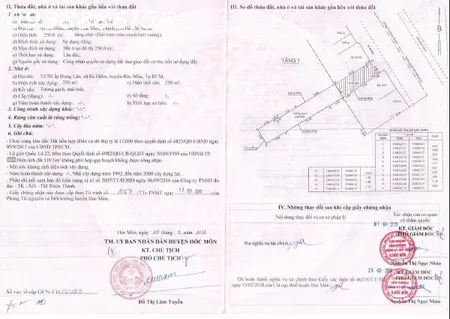 Bán nhà mặt tiền đường QL 22- Gần chợ Đầu Mối Nông Sản Hóc Môn. Diện tích 360 m2= Giá 26tỷ
