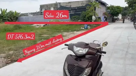 BÁN 567,3m² ĐẤT ĐẸP – ĐƯỜNG TRƯƠNG THỊ NHƯ, XUÂN THỚI SƠN, HÓC MÔN
