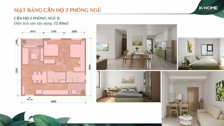 Sống Xanh Giữa Lòng Thành Phố Với Căn Hộ 2 Phòng Ngủ Tại K-Home New City Chuẩn Công Trình Xanh Edge Quốc Tế