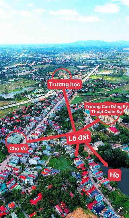 🌹Bán Lô Đất Hiếm trung tâm TT. Gia Khánh cách chợ Vồ chỉ 100m 77m mt6,5m 2,05 tỷ