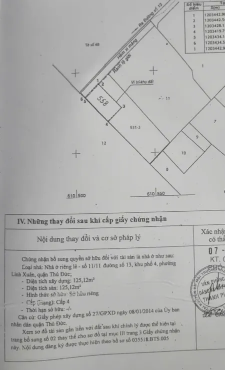 Bán nhà trọ đường 13, 247.6m² giá 8.9 tỷ Phường Linh Xuân