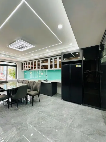 NHÀ MỚI XÂY 5 LẦU  ĐƯỜNG TRẦN THỊ CỜ GIAO NGUYỄN THỊ KIÊU -P THỚI AN-QUẬN 12