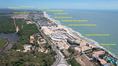Đất sào xã hồ tràm, đường nhựa có thổ cư, 30m mặt tiền nhựa