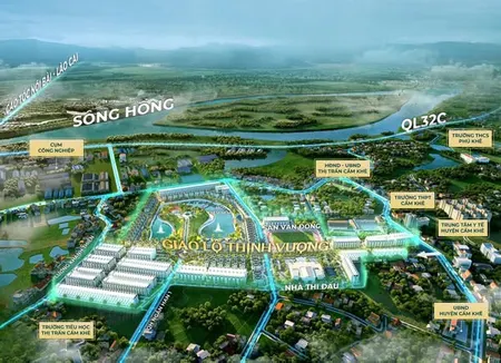 CƠ HỘI ĐẦU TƯ VÀNG: ĐẤT NỀN DỰ ÁN CẨM KHÊ CENTRAL PARK CHỈ TỪ XX TRIỆU/M²