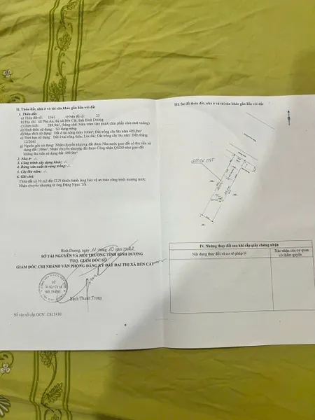 Bán kho xưởng mặt tiền Dt744 ngay chợ Phú An Bến Cát giá 9ty200