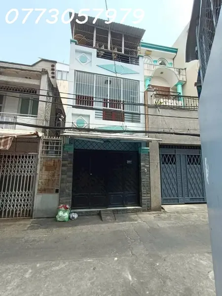 BÁN NHÀ HẺM XE HƠI LÊ VĂN SỸ – QUẬN 3, 4x15M, 3 TẦNG CHỈ 11TỶ6