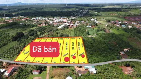 Bán đất 1050m² giá 379 triệu Xã KDang