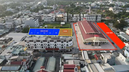 NHÀ GÓC HƠN 13M MẶT TIỀN CHỢ BÁCH HOÁ - CHỢ CÁI VỒN, VĨNH LONG
