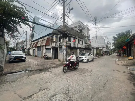Bán Nhà lô góc 2 Mặt tiền Hẻm Mã Lò gần Bệnh Viện Bình Tân, 9,6x20m, Cấp 4, 10,9 tỷ.
