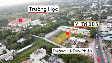 Bình mỹ, củ chi | đất mặt tiền rạch bà đội shr 1000m2 thổ cư 910m2