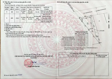 Bán đất 437m² giá 11.38 tỷ Xã Nhà Bè
