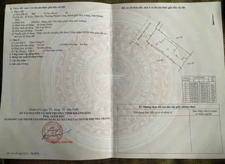 Bán lô đất nền mặt tiền khúc thừa dụ phước long nha trang ngang 8.8m hướng tây bắc gần biển