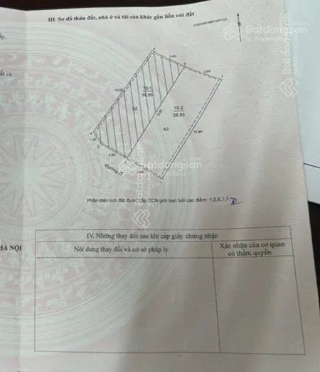 Sau 1 nhà ra mặt đường cầu giấy, bán đất tặng nhà 2 tầng 40m2 mặt tiền 4m bãi đỗ xe ô tô cạnh