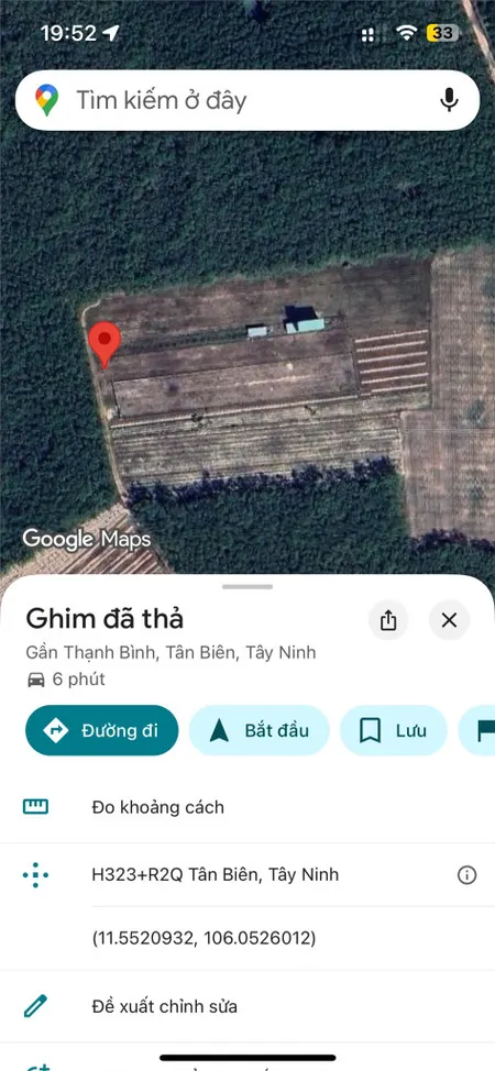 ĐẤT THẠNH PHÚ - THẠNH BÌNH -TÂY NINH - Đất Chính Chủ Giá Tốt 1008m2 Chỉ 405 Triệu